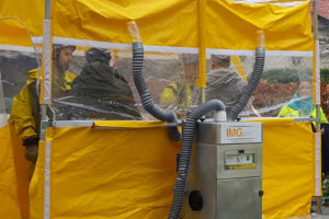 CBRN decontaminatiesysteem van IMG Europe