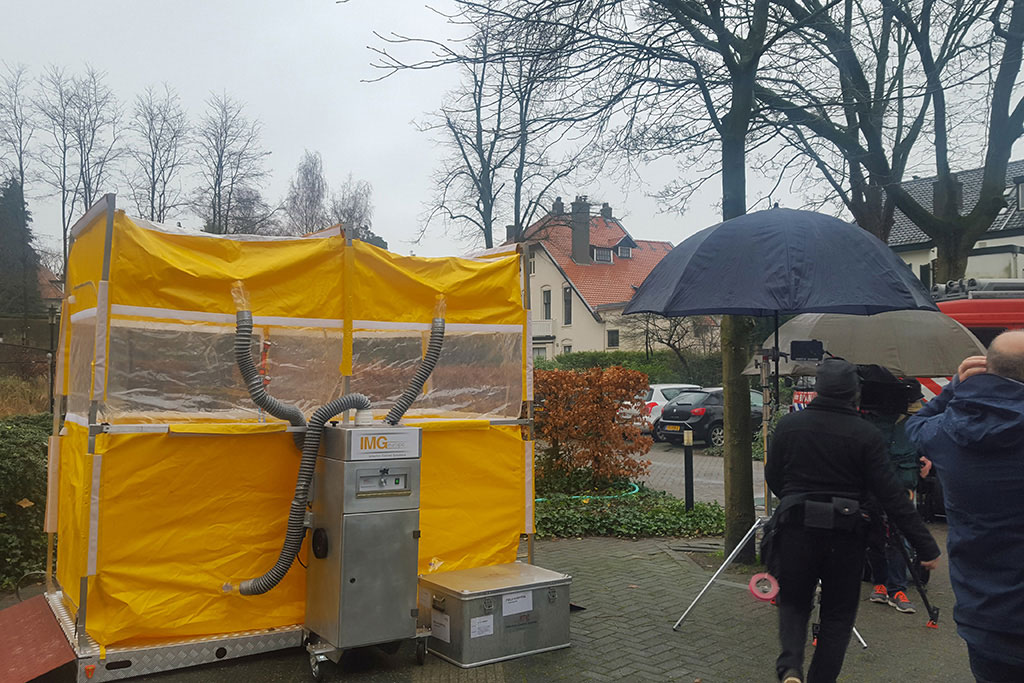 Recordings Murder woman with IMG Europe's decontamination unit